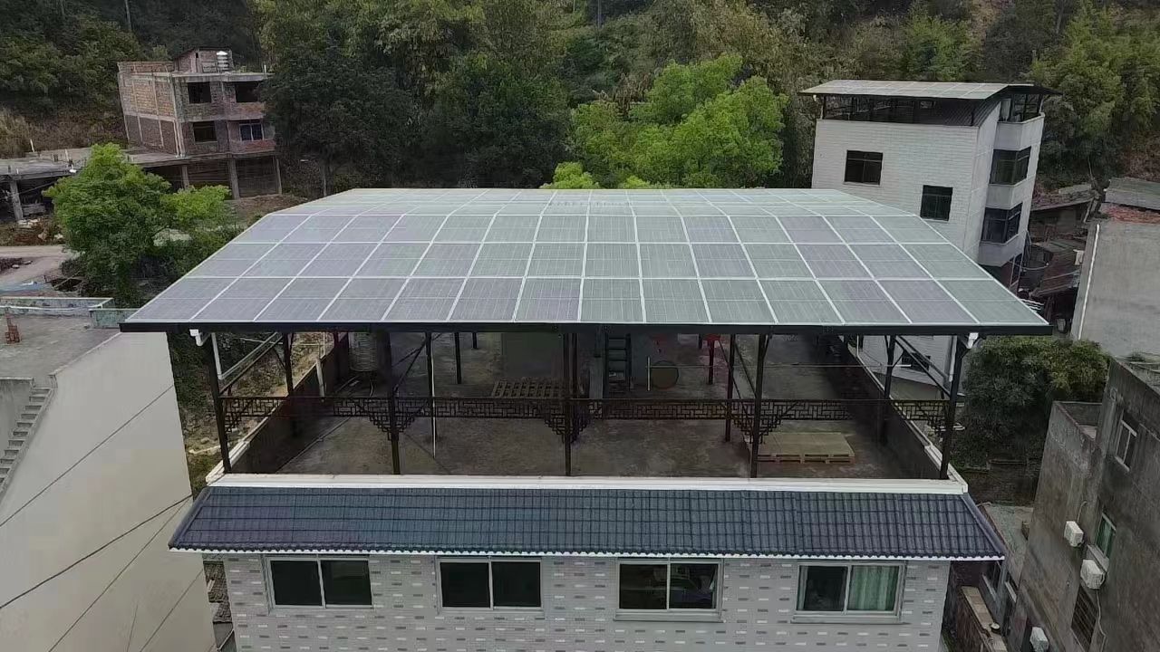 迁安市15kw+10kwh自建别墅家庭光伏储能系统